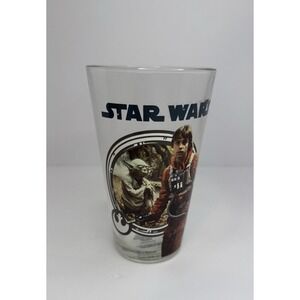Luke Skywalker Yoda Star Wars 2012 Drinking Tall Glass 12oz New Hope Collectible
